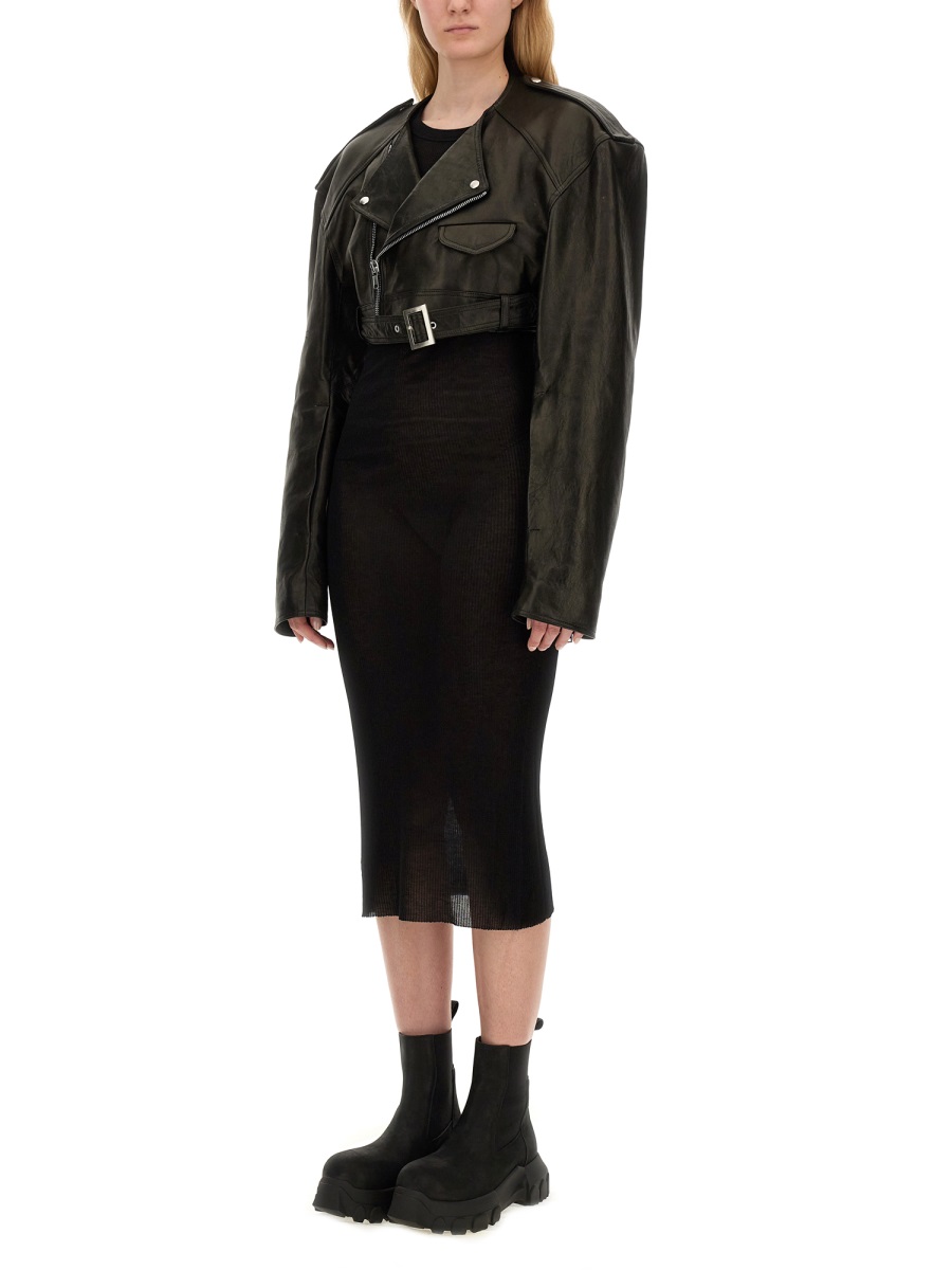 Rick Owens BIKER JACKET Zwart