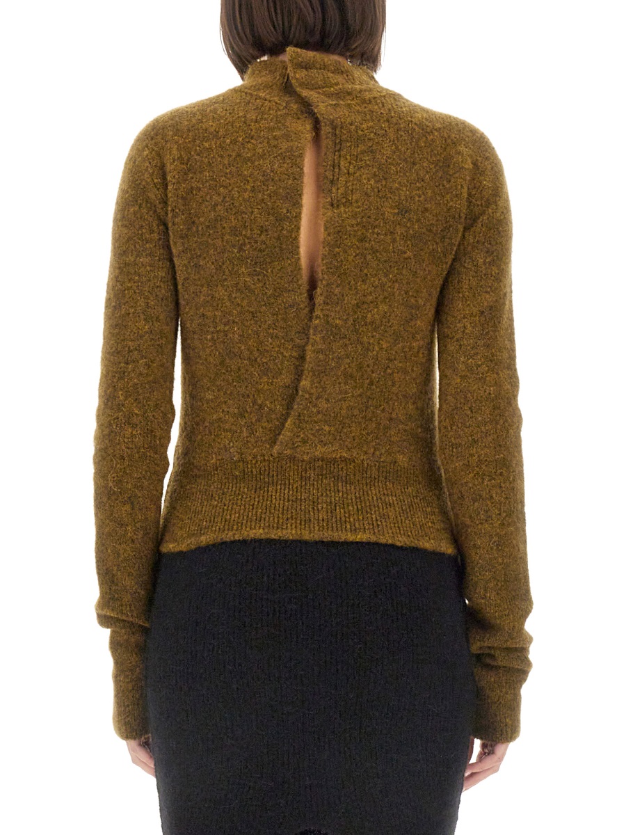 Rick Owens TURTLENECK SHIRT Wit