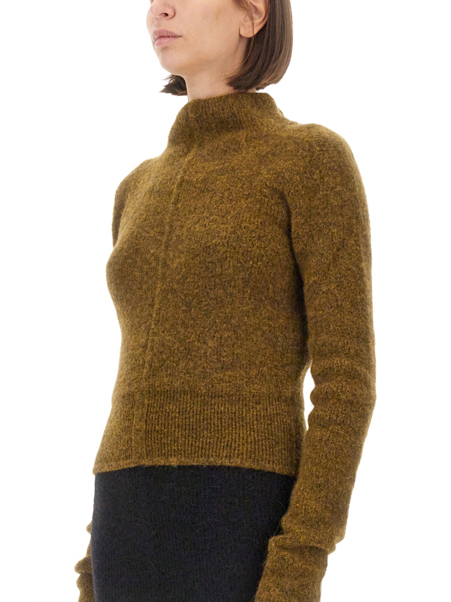 Rick Owens TURTLENECK SHIRT Wit