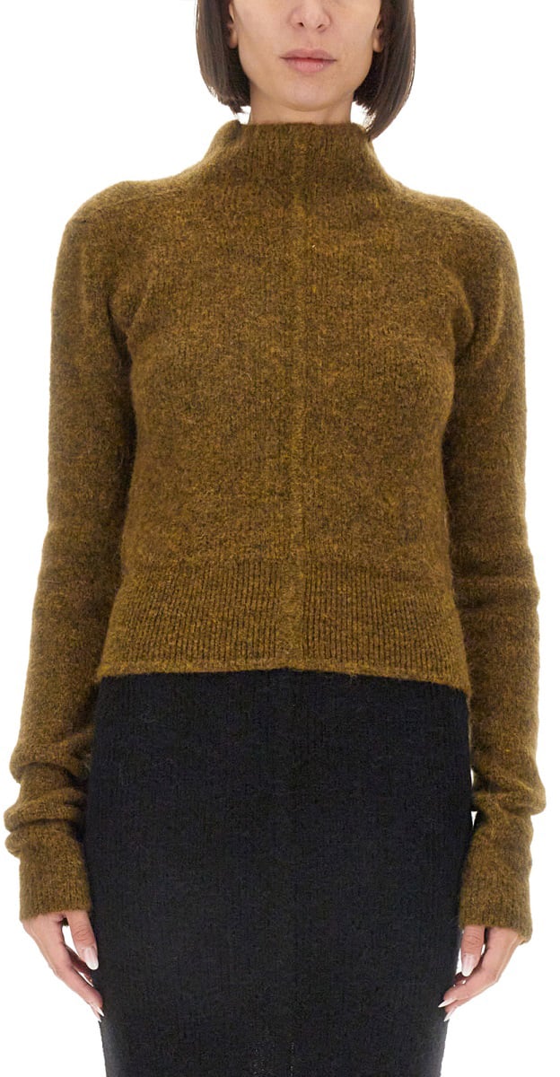 Rick Owens TURTLENECK SHIRT Wit