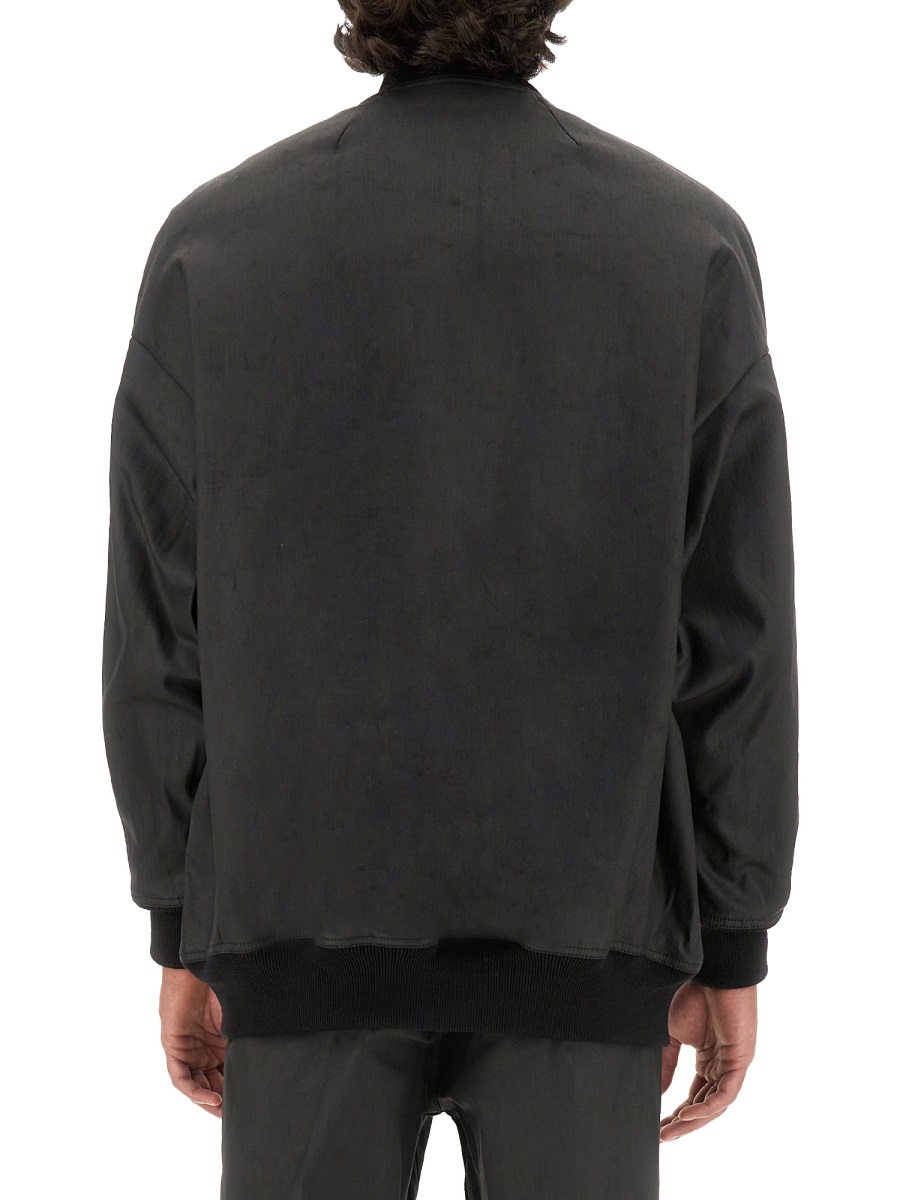 Rick Owens BOMBER WITH ZIP Zwart