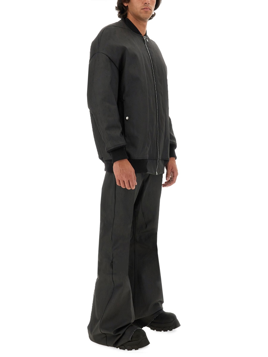 Rick Owens BOMBER WITH ZIP Zwart