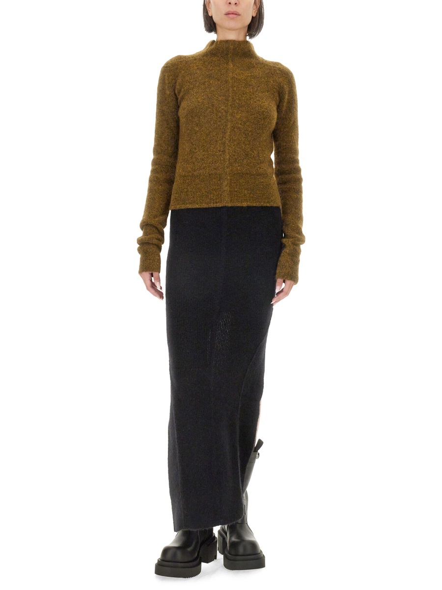 Rick Owens KNIT SKIRT Zwart