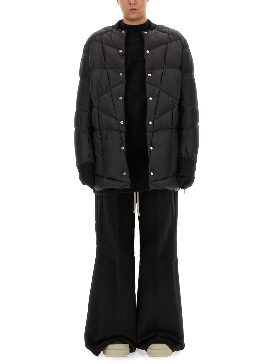 Rick Owens DOWN COAT Zwart