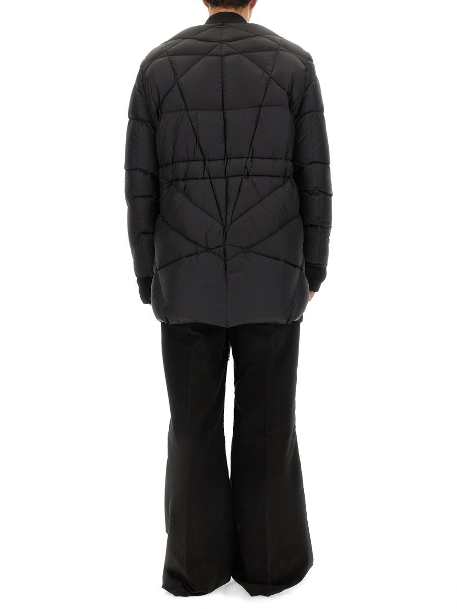Rick Owens DOWN COAT Zwart