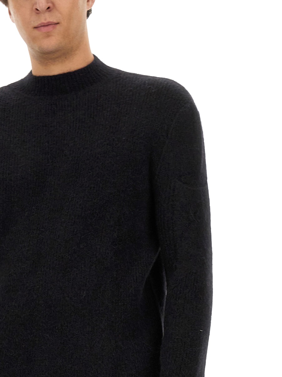 Rick Owens WOOL JERSEY. Zwart