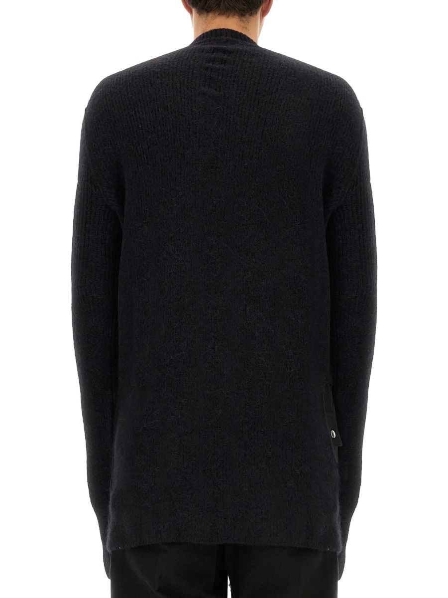 Rick Owens WOOL JERSEY. Zwart
