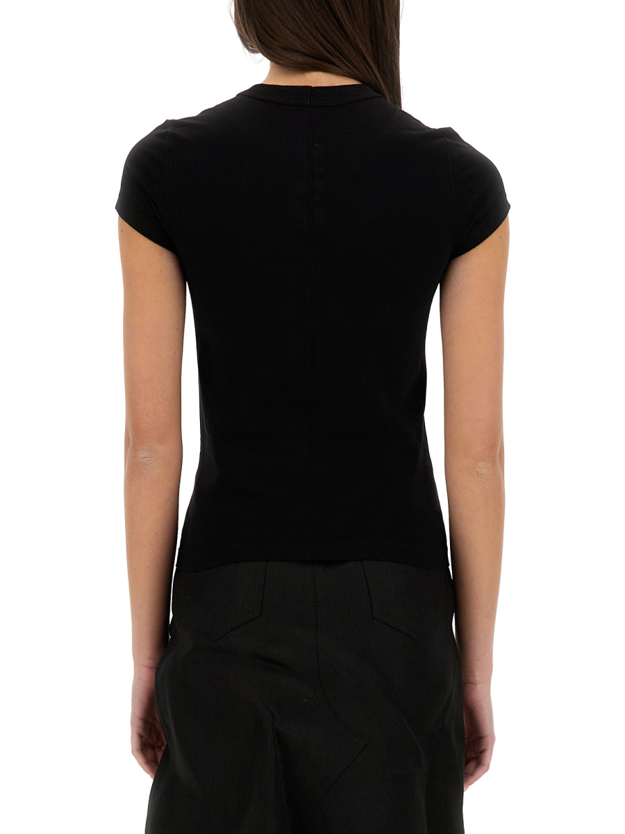 Rick Owens CROPPED T-SHIRT Zwart
