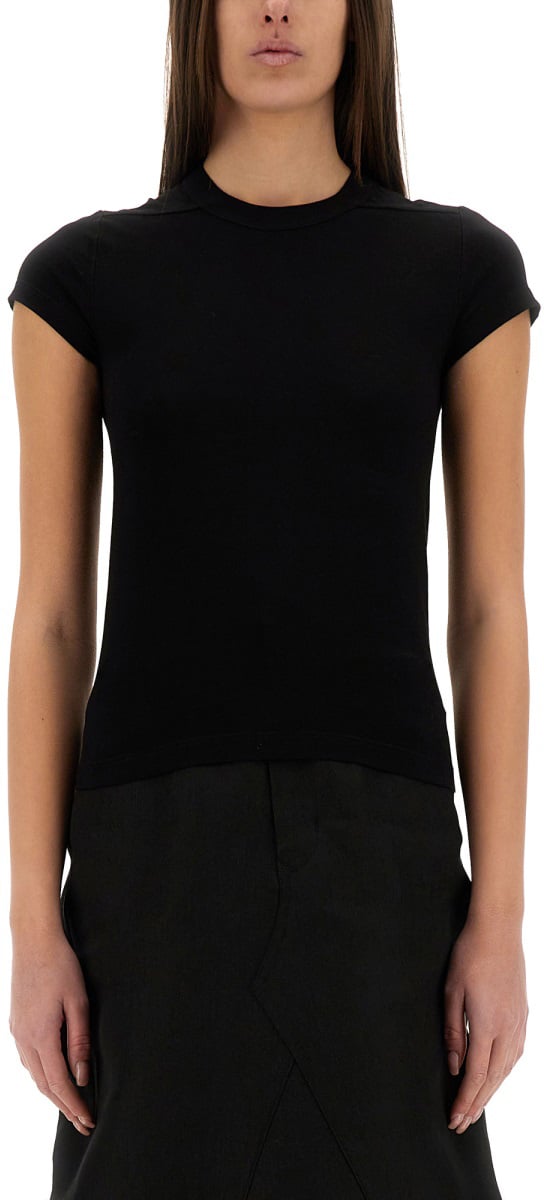 Rick Owens CROPPED T-SHIRT Zwart