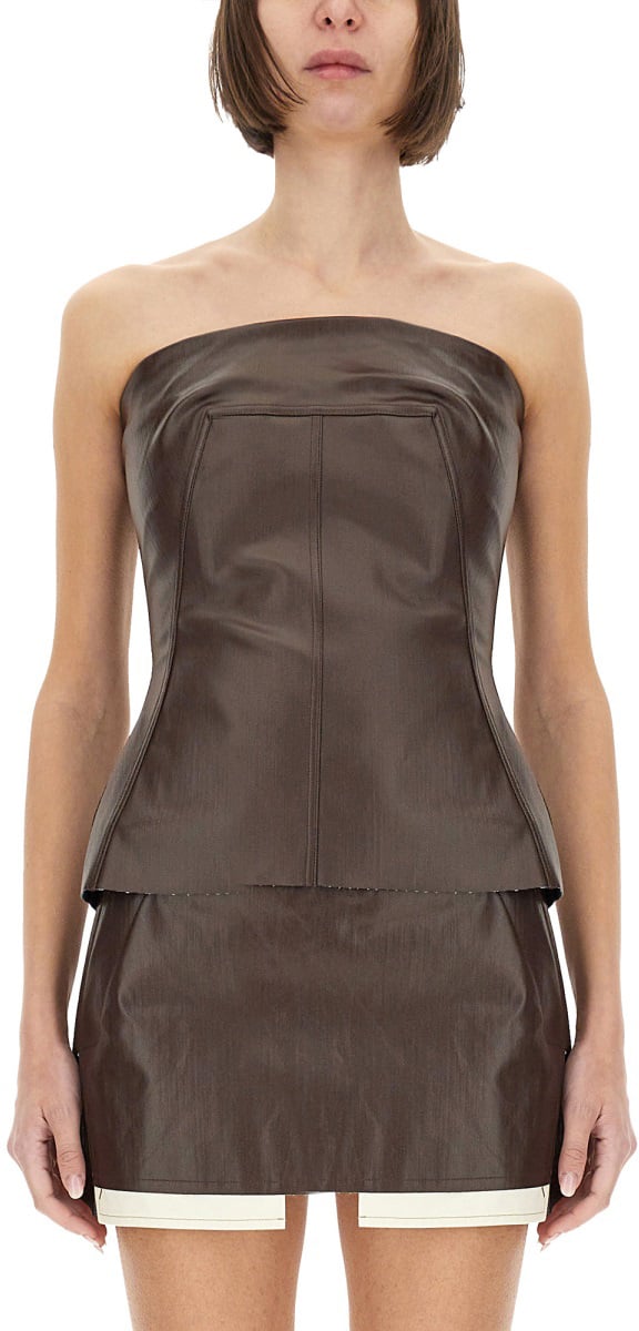 Rick Owens TOP BUSTIER Bruin