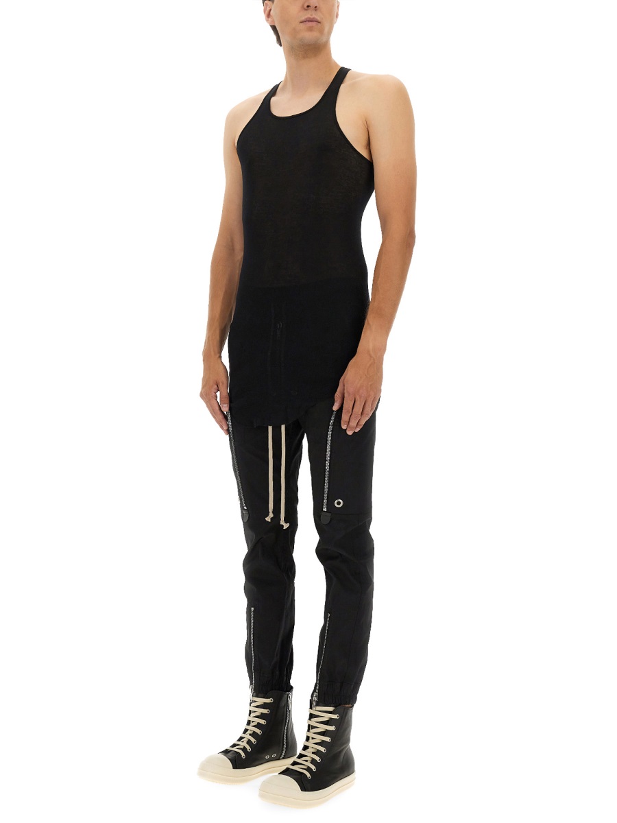 Rick Owens COTTON TOPS. Zwart