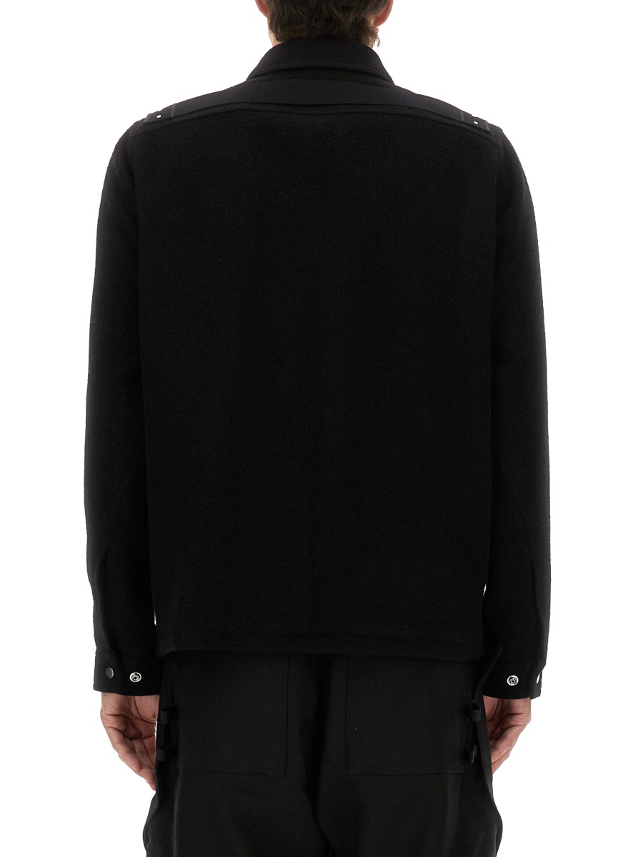 Rick Owens SHIRT JACKET Zwart