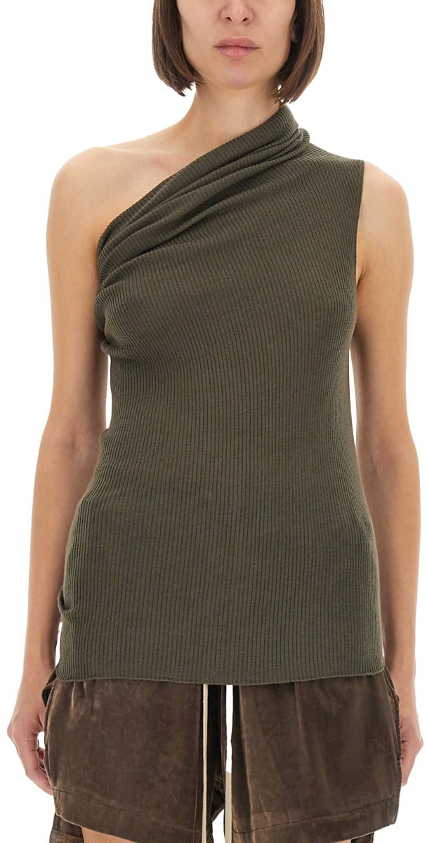 Rick Owens "ATHENA" KNIT TOP Groen