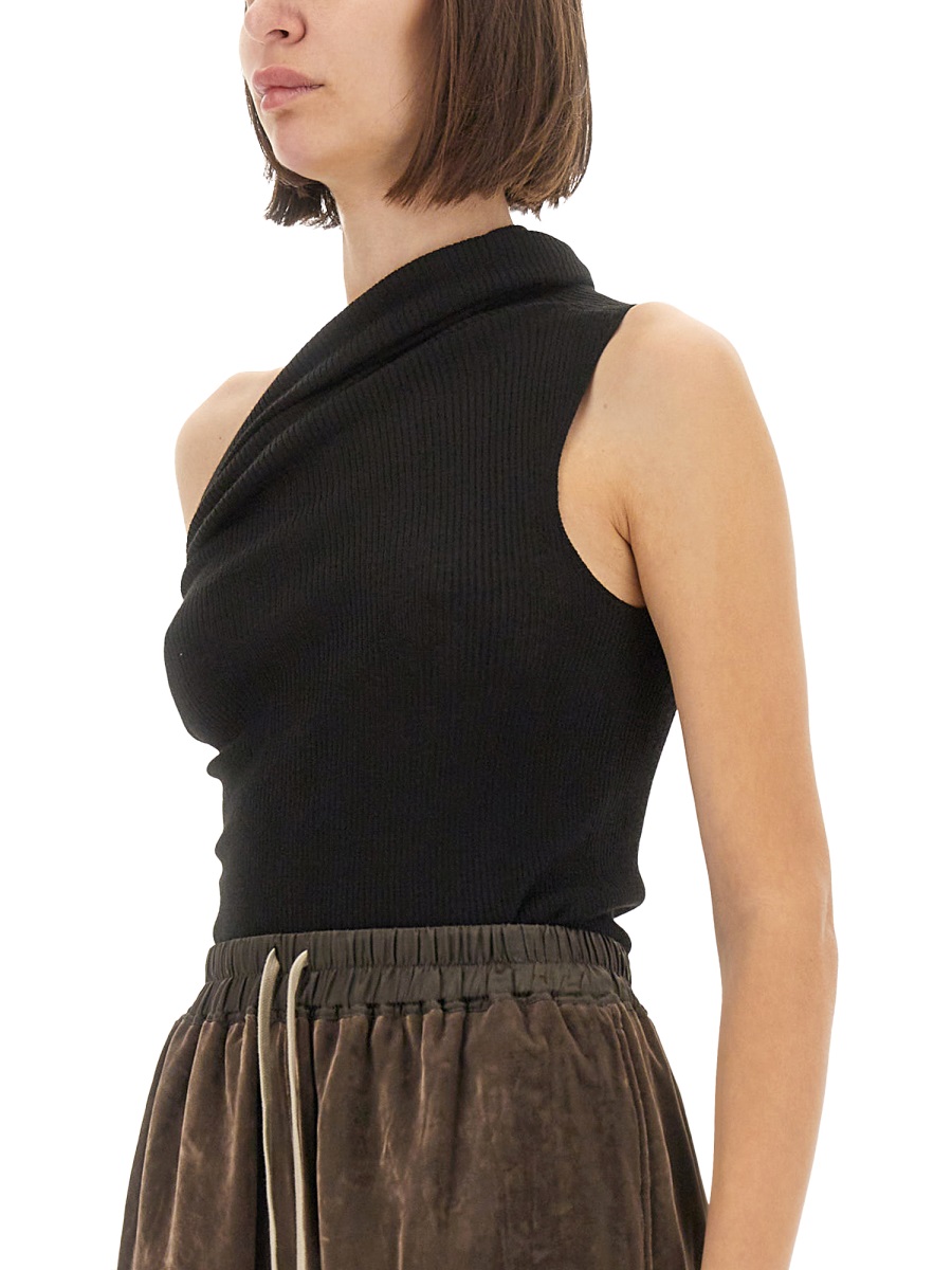 Rick Owens "ATHENA" KNIT TOP Zwart