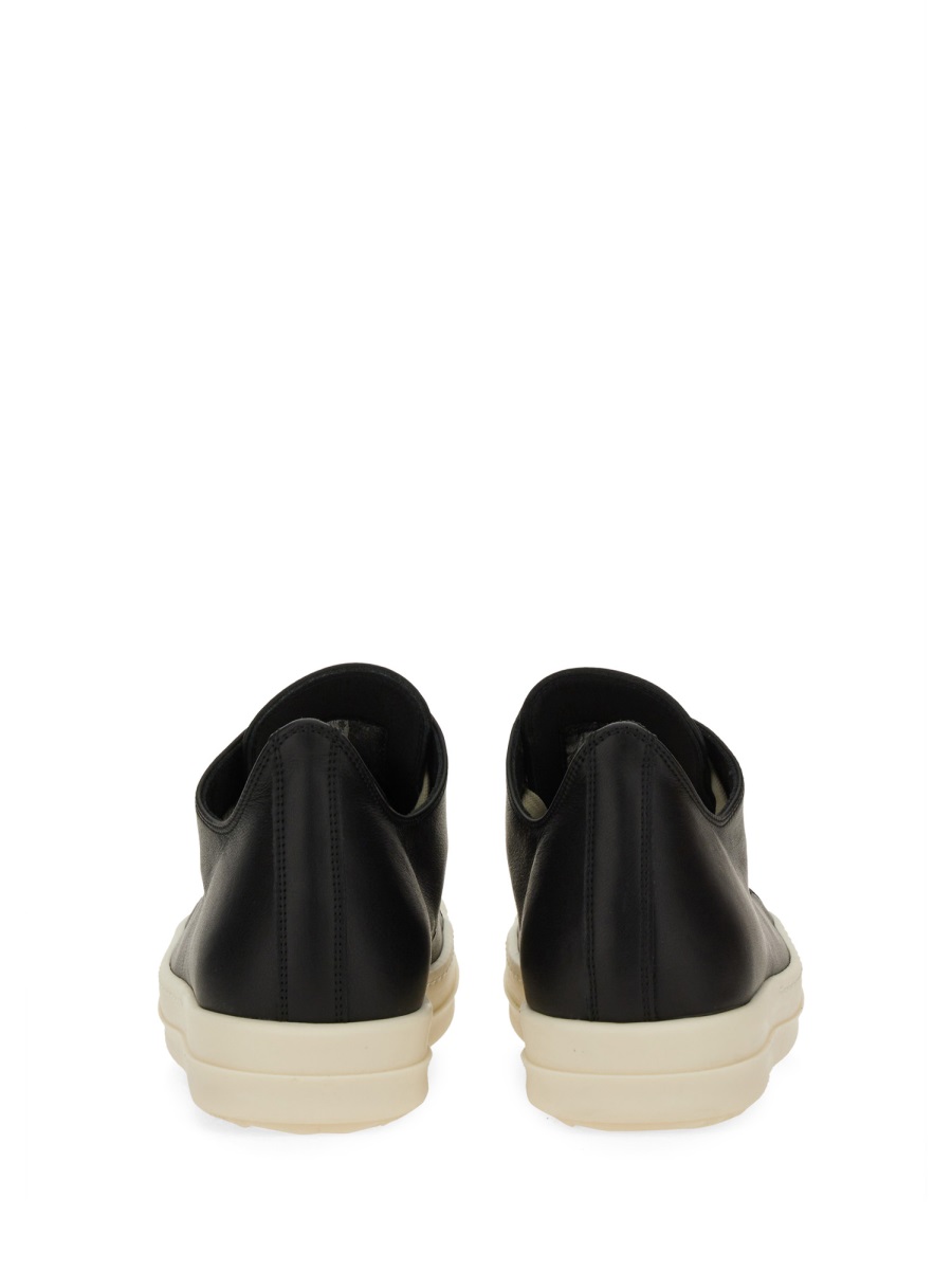 Rick Owens LEATHER SNEAKER Zwart