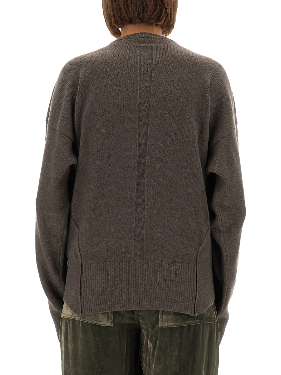 Rick Owens WOOL AND CASHMERE SWEATER Grijs