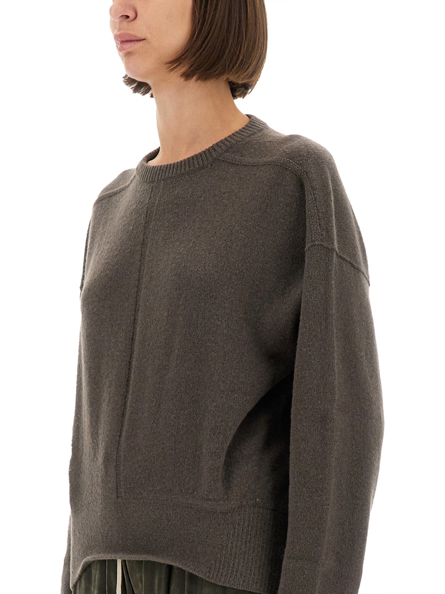 Rick Owens WOOL AND CASHMERE SWEATER Grijs