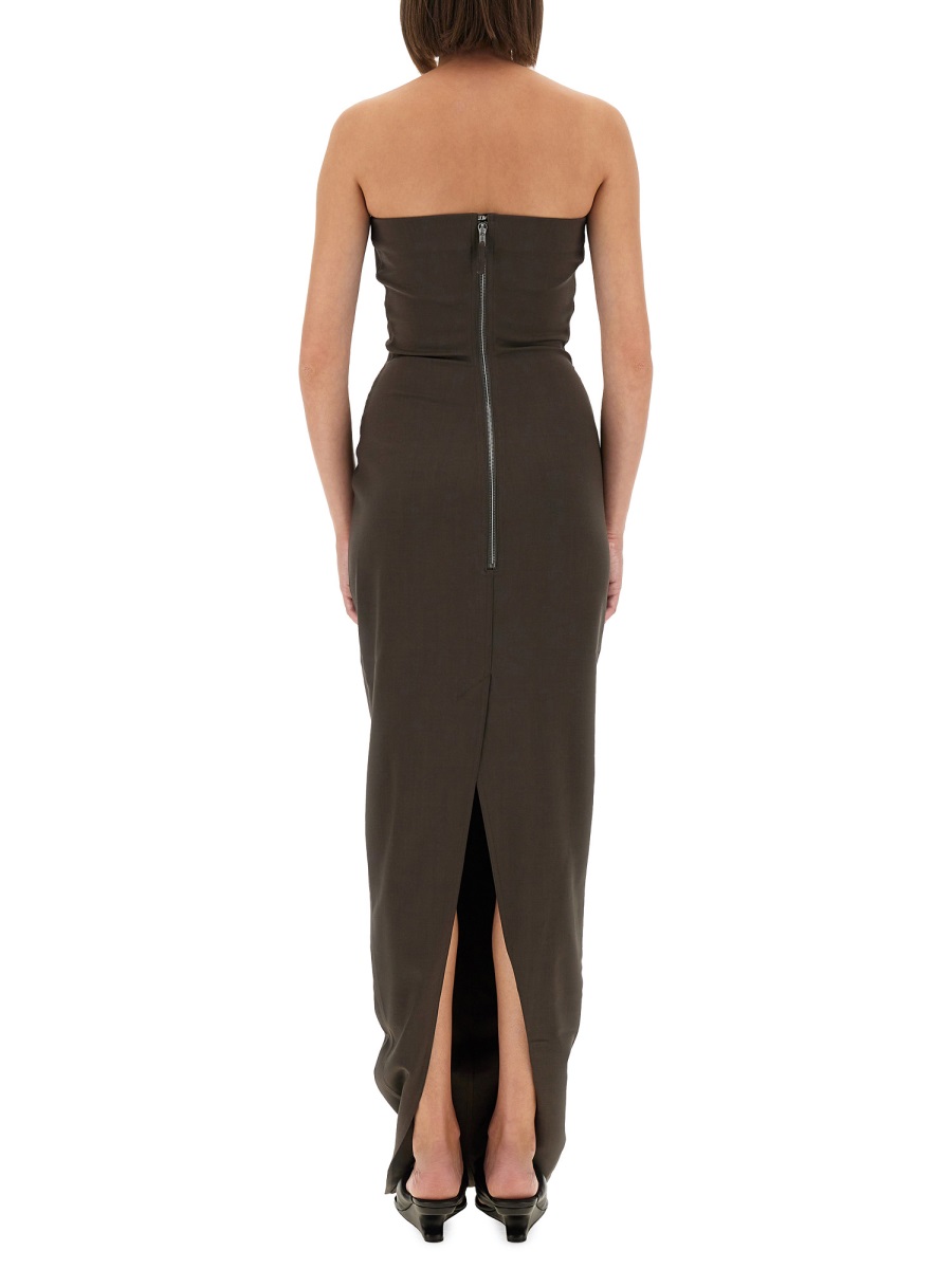 Rick Owens BUSTIER DRESS Bruin