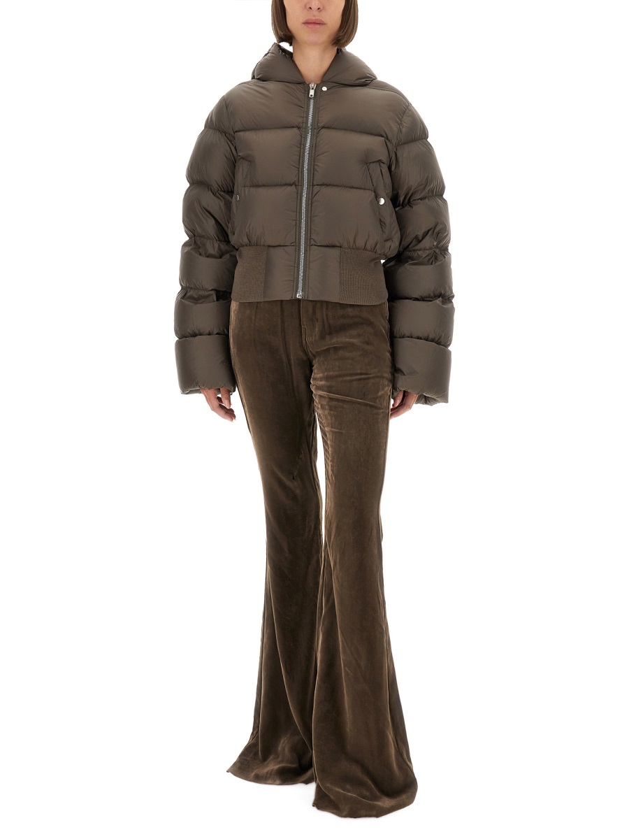 Rick Owens DOWN JACKET WITH HOOD Bruin