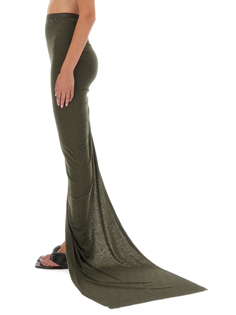 Rick Owens "EDFU" SKIRT Groen