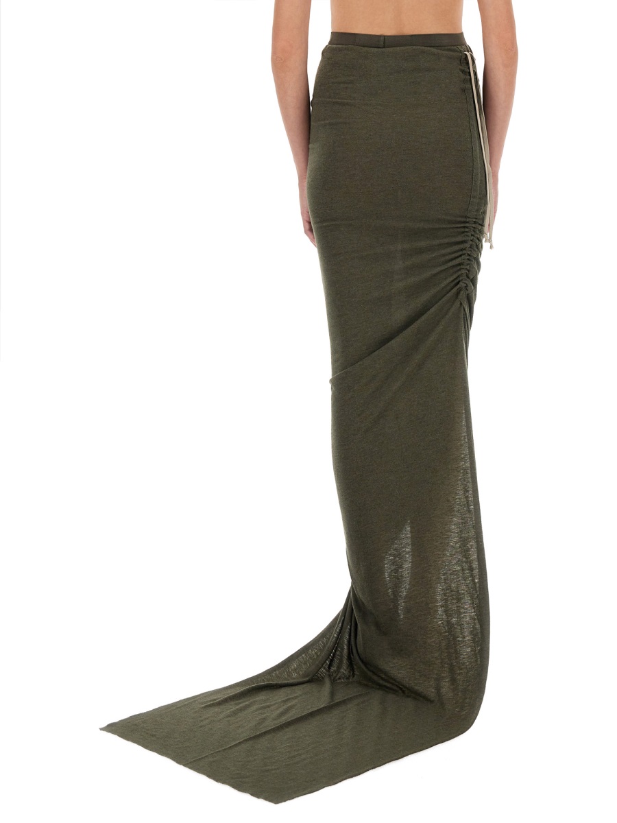 Rick Owens "EDFU" SKIRT Groen
