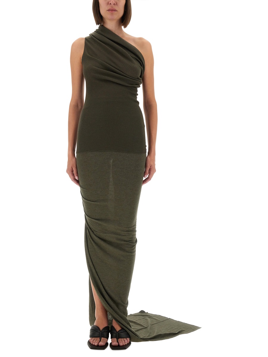 Rick Owens "EDFU" SKIRT Groen