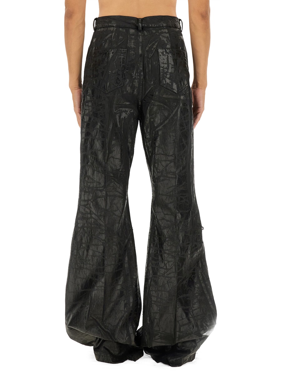 Rick Owens DENIM "BOLANS" PANTS Zwart