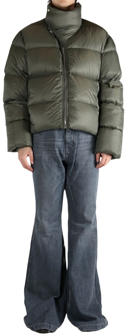Rick Owens DOWN JACKET "TURTLE" Groen