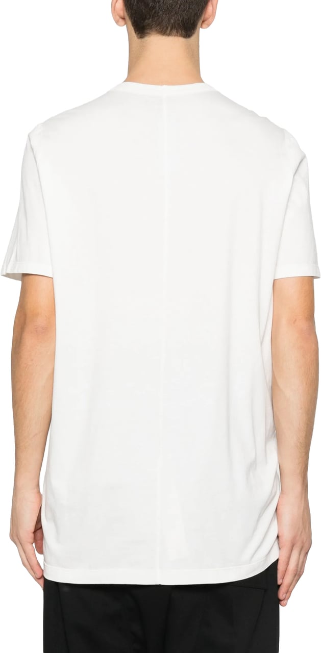 Rick Owens White Level Tshirt Relaxed T-Shirt Wit
