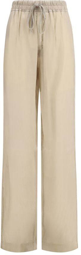 Rick Owens Beige Copper Casual Pants Beige