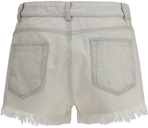 Rick Owens Beige Cotton Bermuda Shorts Beige