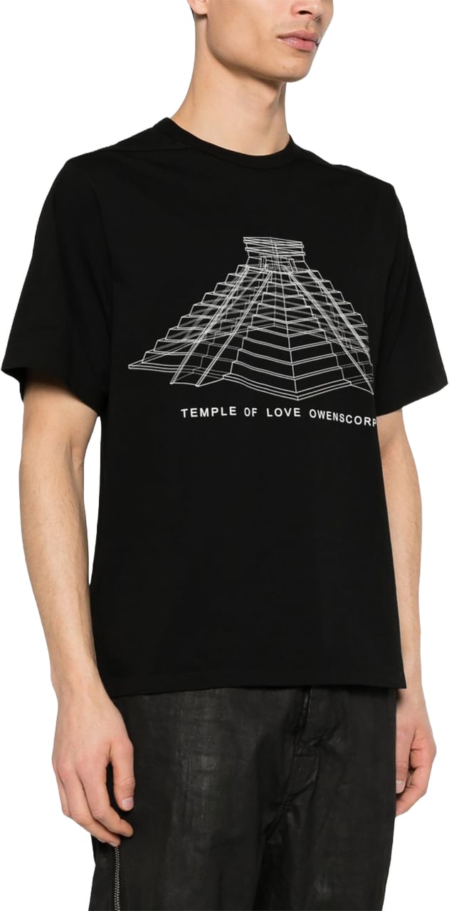 Rick Owens T-Shirts And Polos Nero Zwart