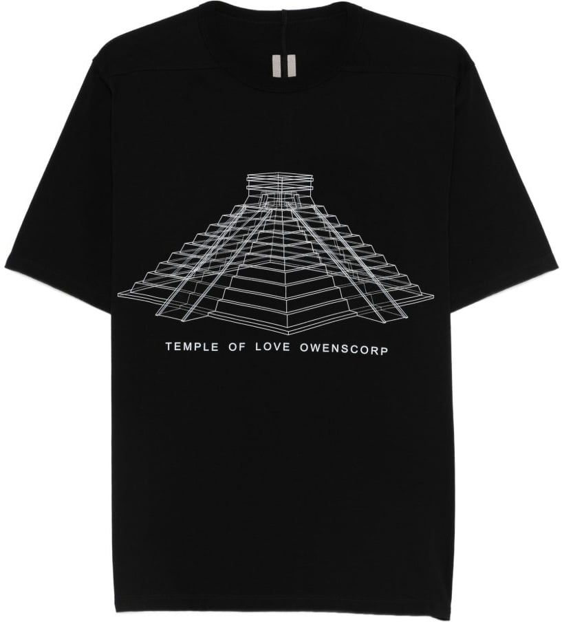 Rick Owens T-Shirts And Polos Nero Zwart