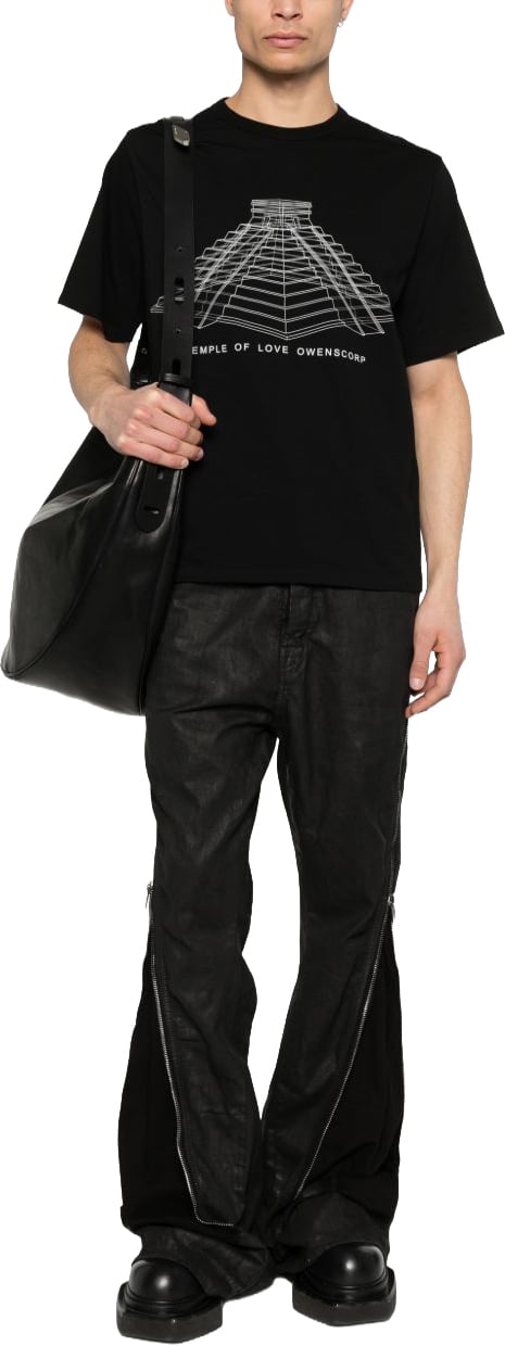 Rick Owens T-Shirts And Polos Nero Zwart