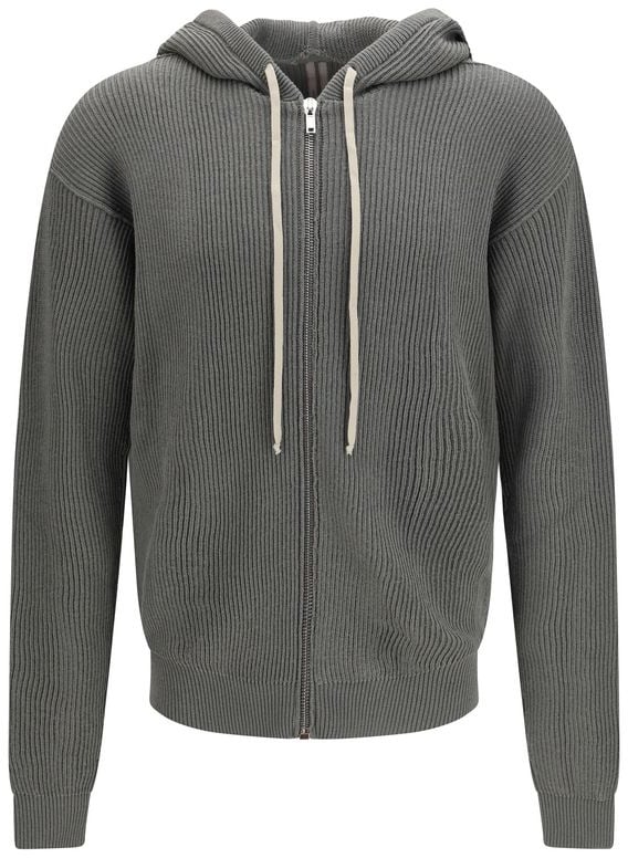Rick Owens Bicolor Wool Oves Aries Hoodie Divers