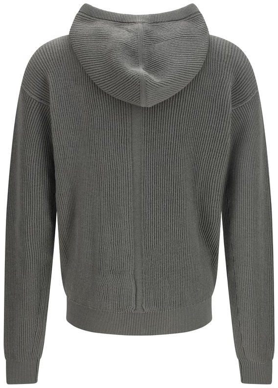 Rick Owens Bicolor Wool Oves Aries Hoodie Divers