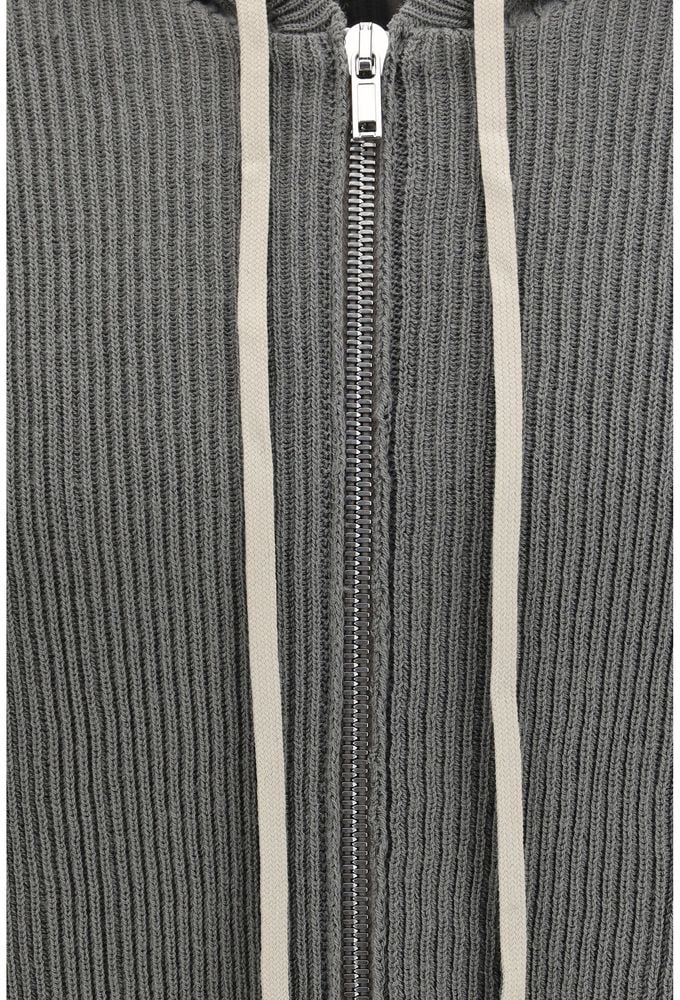 Rick Owens Bicolor Wool Oves Aries Hoodie Divers