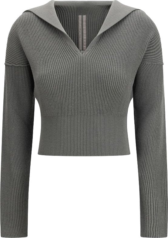 Rick Owens Bicolor Wool Oves Aries Sweatshirt Divers