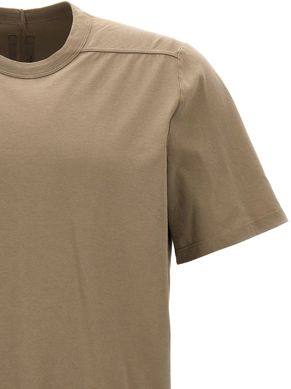 Rick Owens Gray Cotton T-Shirt Wit
