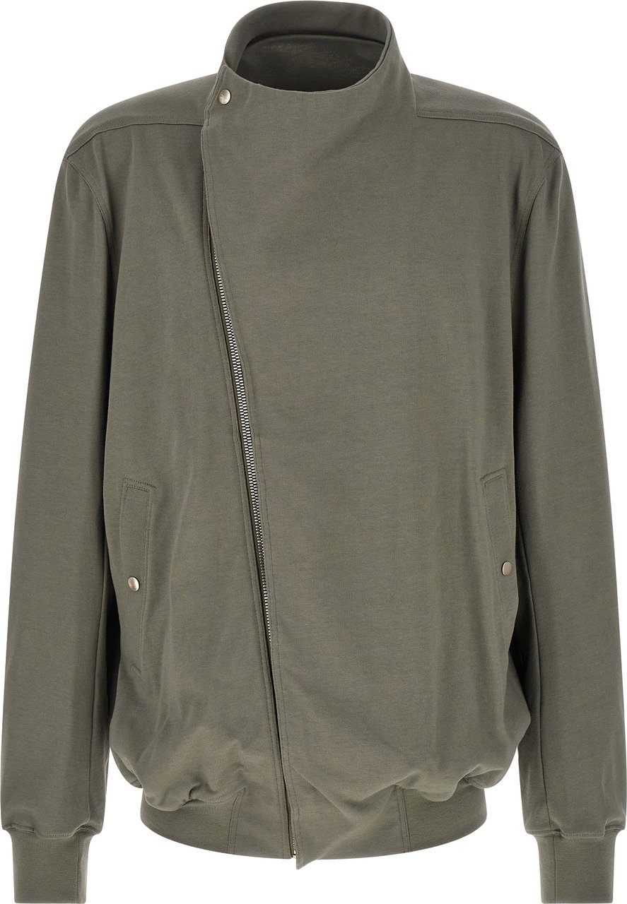 Rick Owens Gray Cotton Sweatshirt Grijs