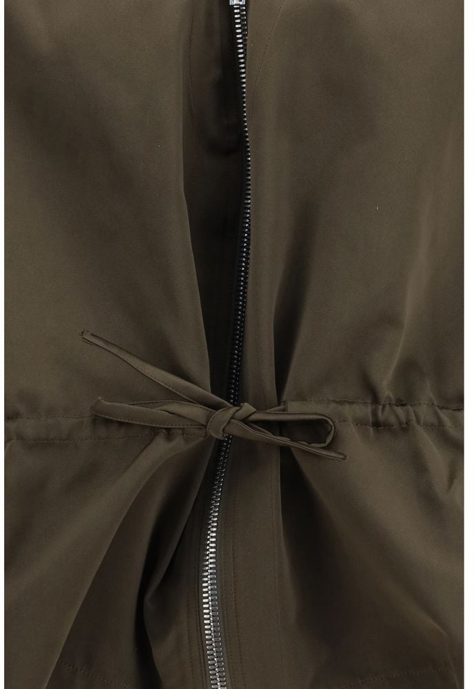 Rick Owens Brown Polyester Shell Jacket Bruin
