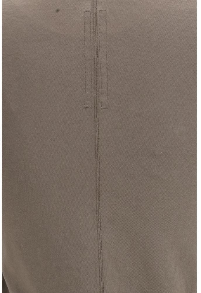 Rick Owens Brown Cotton T-Shirt Bruin