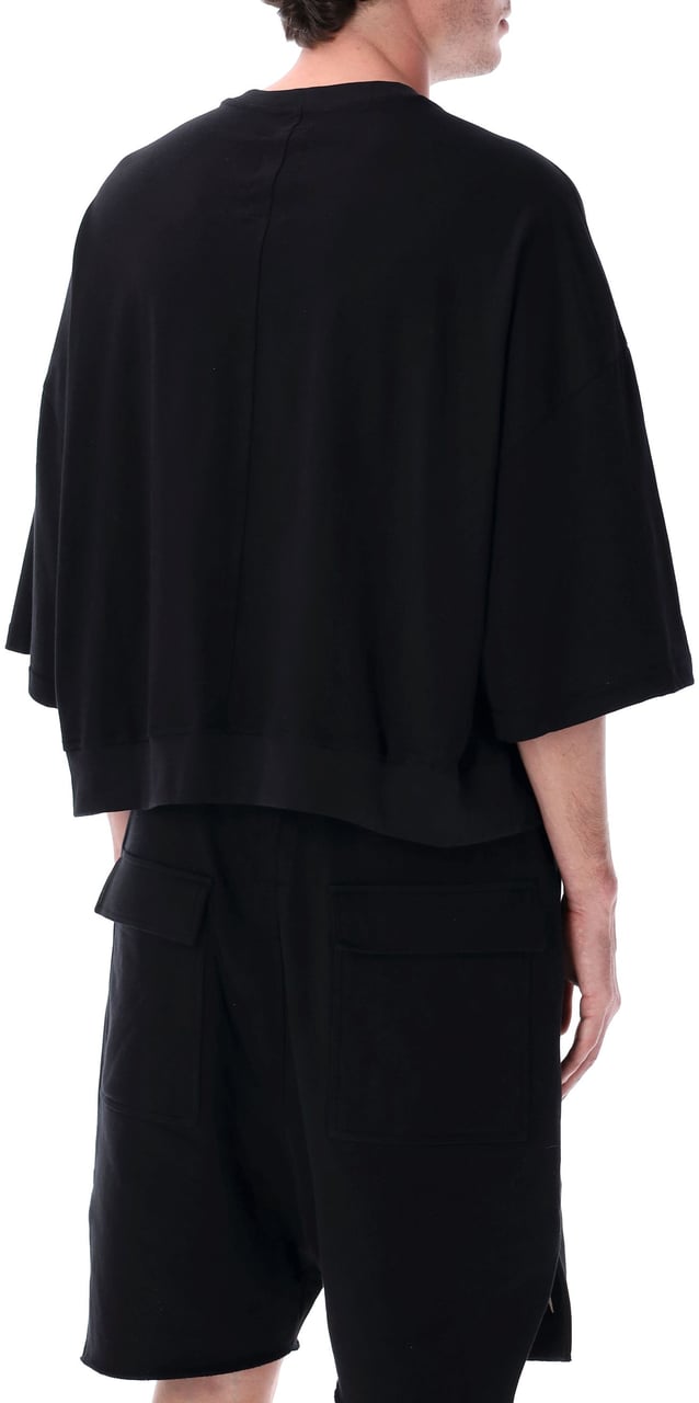 Rick Owens Tommy T Corpped Nero Zwart