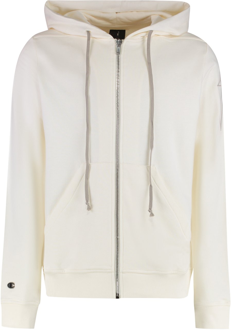 Rick Owens Rick Owens x Champion - Jason's full zip hoodie Neutraal