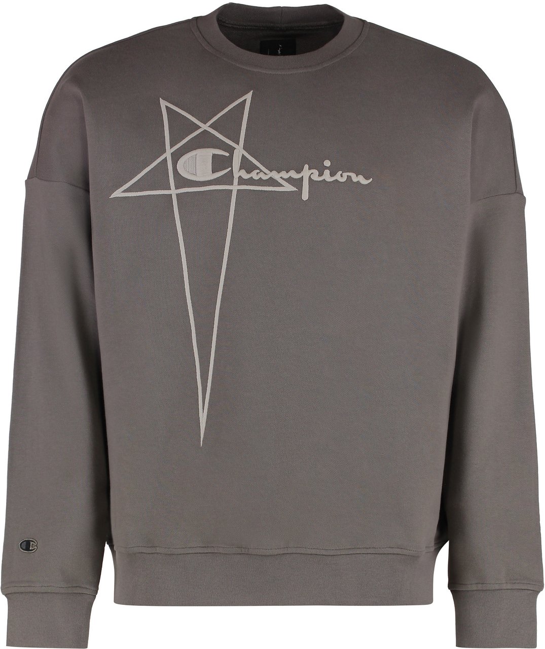 Rick Owens Rick Owens x Champion - Cotton crew-neck sweatshirt Neutraal