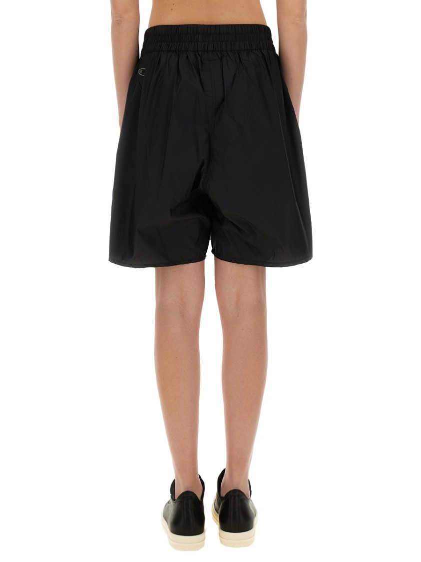 Rick Owens Relaxed-Fit Knee-Length Shorts Zwart