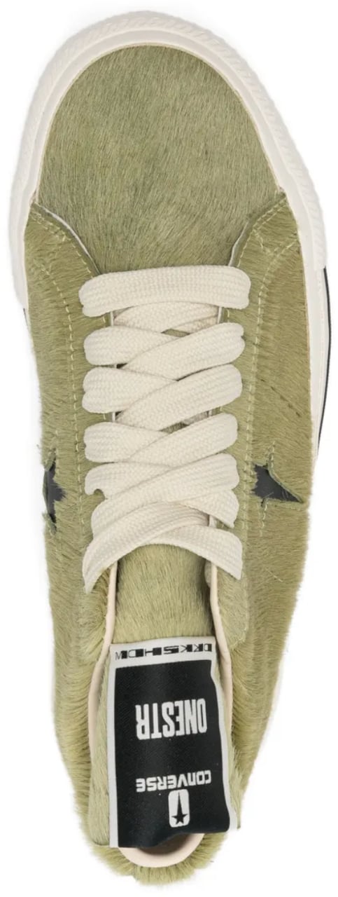 Rick Owens X Converse Fur Sneaker Acid/black Zwart