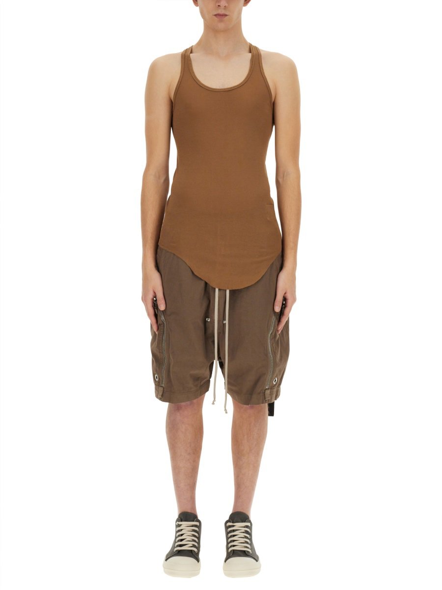 Rick Owens DRKSHDW COTTON TANK TOP Bruin