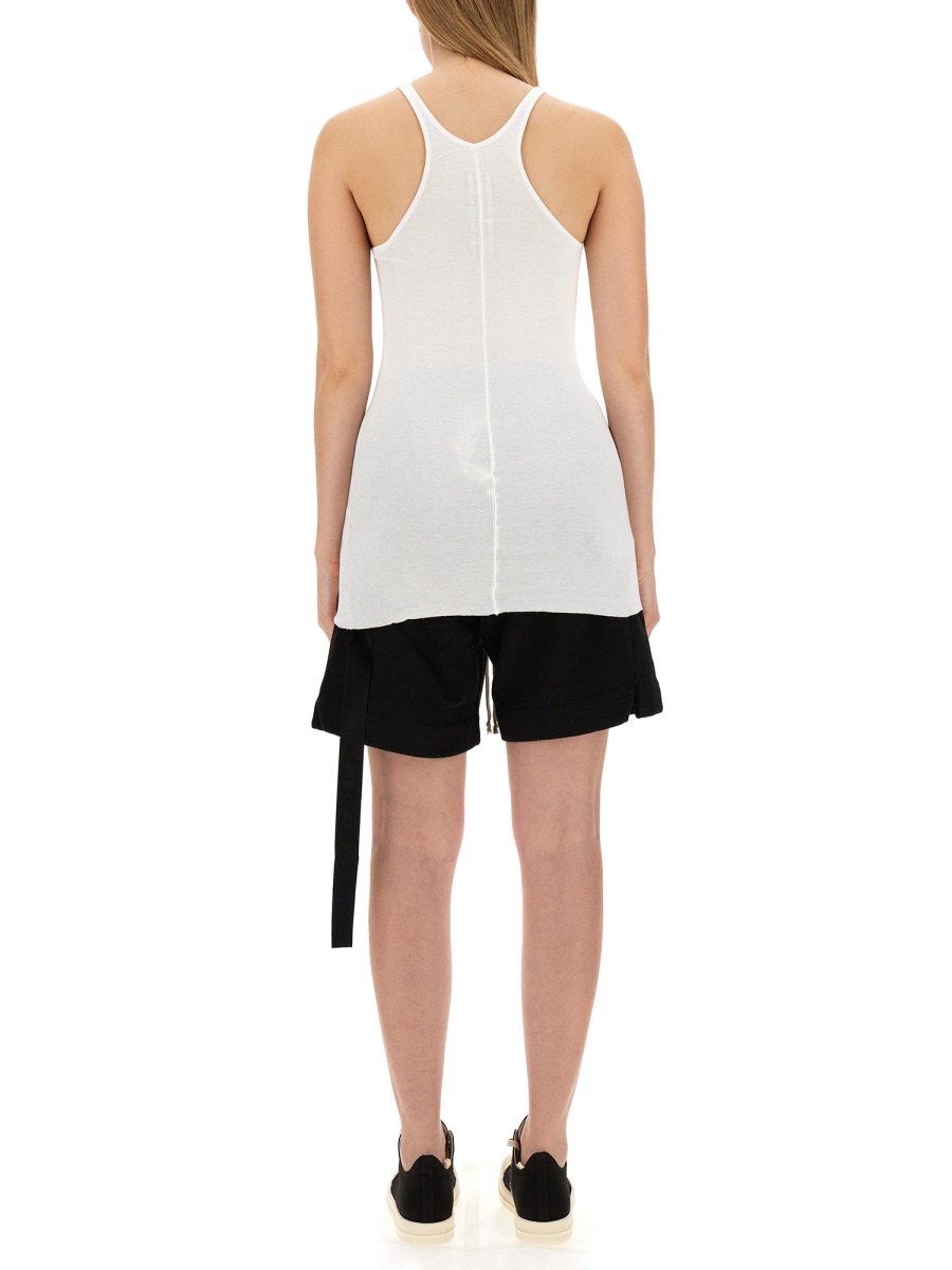 Rick Owens DRKSHDW "RACER BACK" T-SHIRT Wit