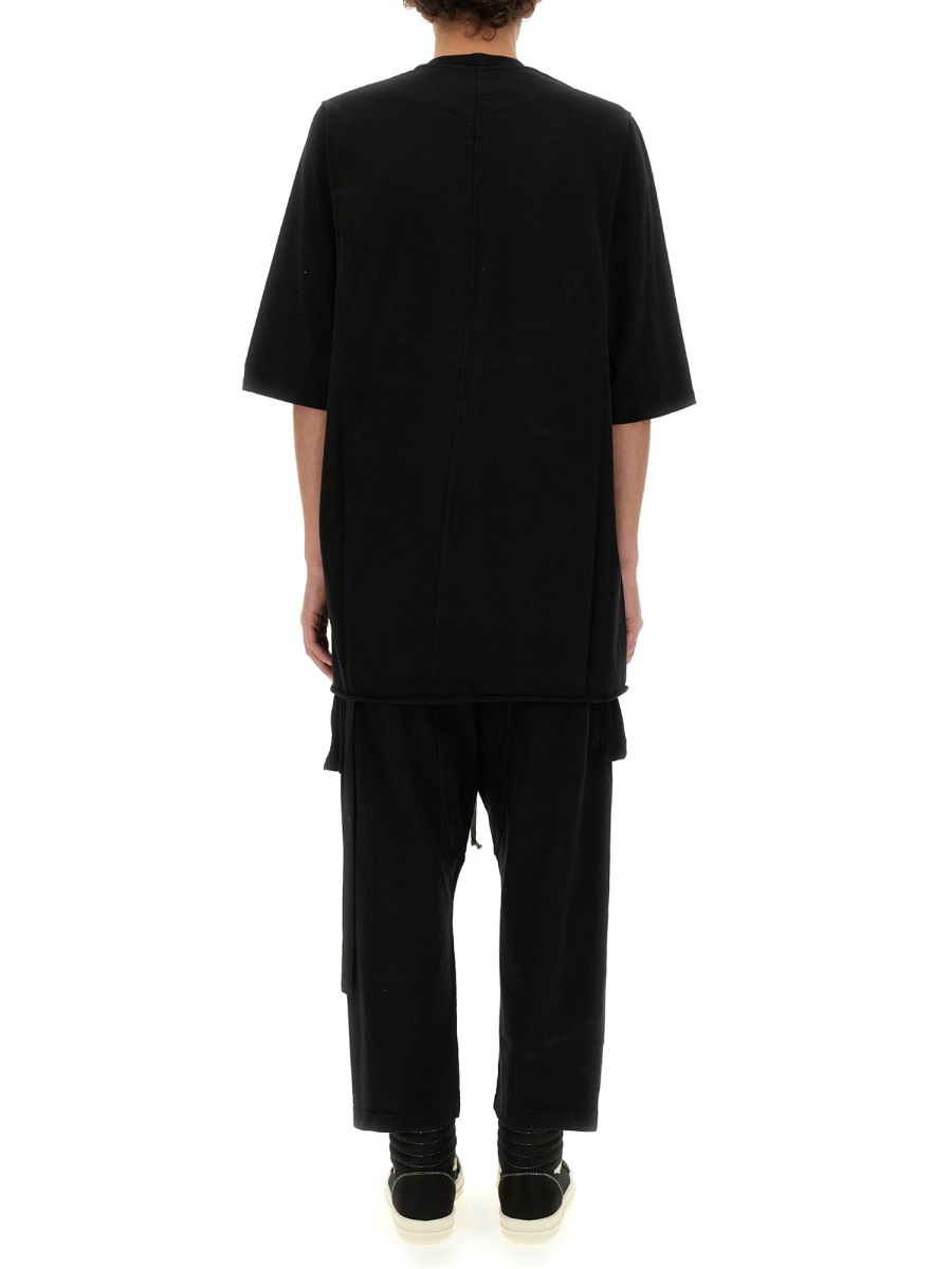 Rick Owens DRKSHDW COTTON T-SHIRT Zwart